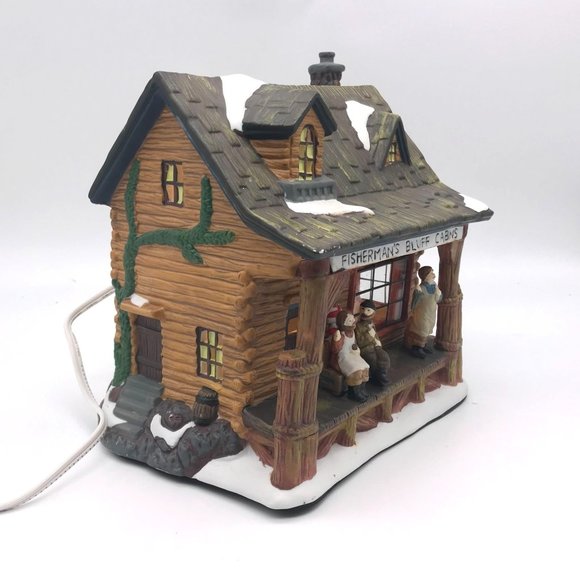 Vintage Santa's Workbench Collection Fisherman's Bluff Cabins - Picture 2 of 7